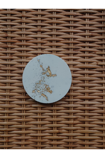 Coasters - White and Gold Marble